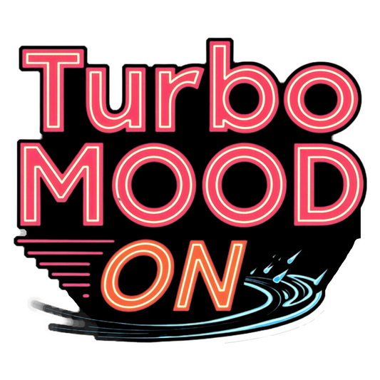 Turbo Mood On (Neon) Bumper Sticker