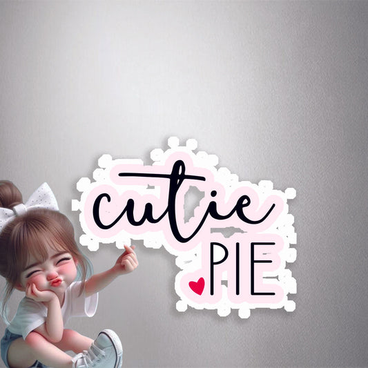 Cutie Pie Premium Vinyl Stickers