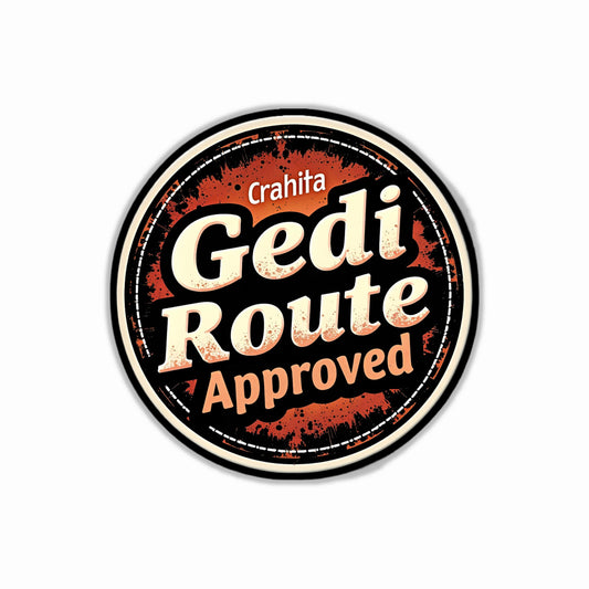 Gedi Route Approved Bumper Sticker