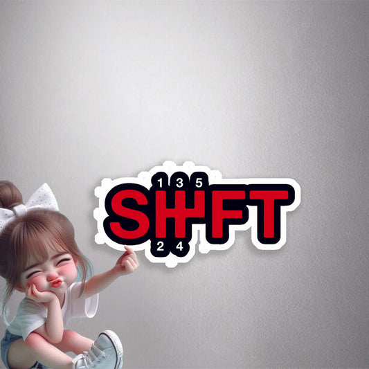 Shift Manual Gearbox Premium Vinyl Stickers