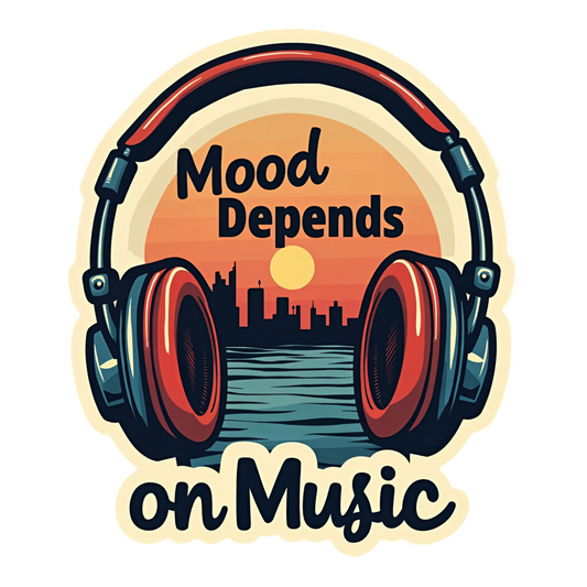 Mood Depends On Music Bumper Sticker