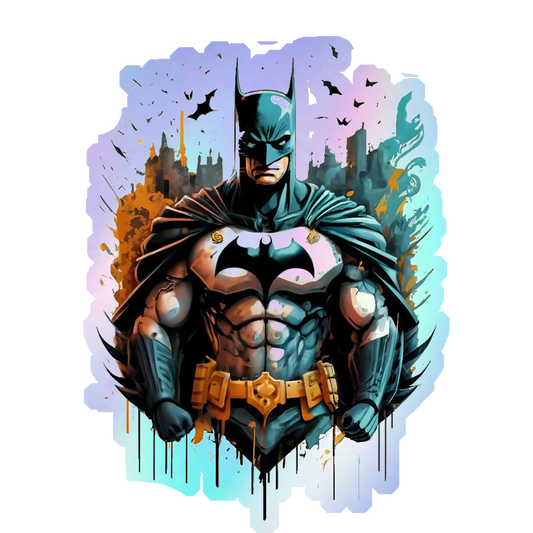 The Dark Knight Graffiti Holographic Stickers