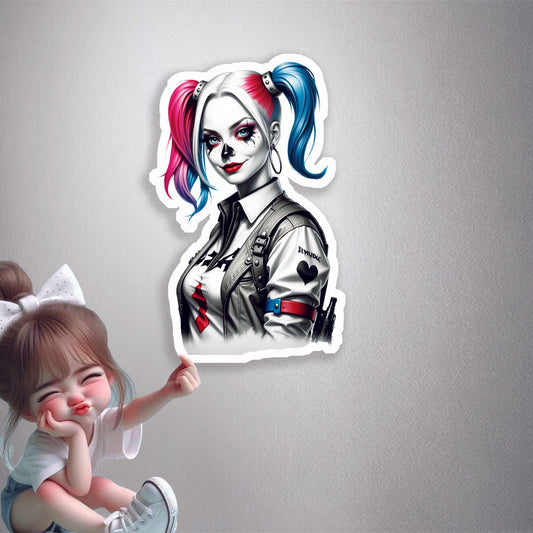 Harley Quinn Graffiti Premium Vinyl Stickers