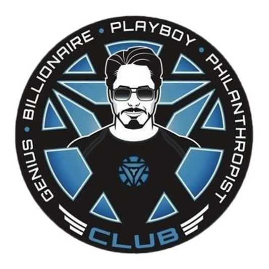 Genius, Billionaire, Playboy, Philanthropist Club Premium Vinyl Stickers
