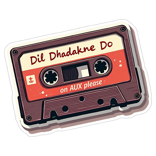 Dil Dahkane Do On Aux Bumper Sticker