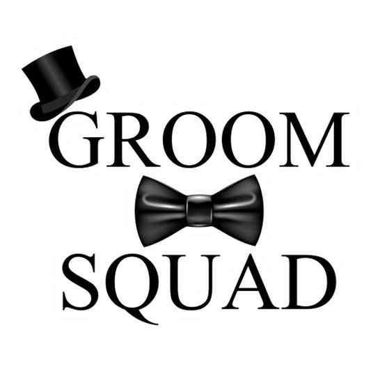 Groom Squad Premium Vinyl Stickers