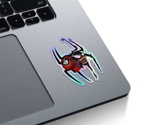 Spider-Man vs Venom Symbiote Holographic Stickers
