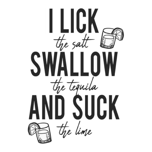 I Lick The Salt Premium Vinyl Stickers