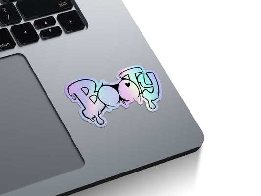 Booty Drip Style Holographic Stickers