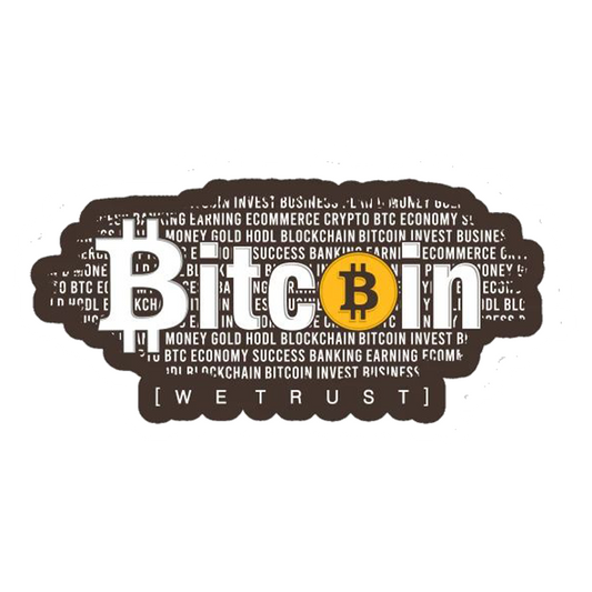 In Bitcoin We Trust Premium Vinyl Stickers