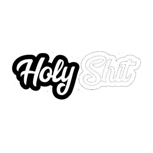 Holy Shit Cursive Premium Vinyl Stickers