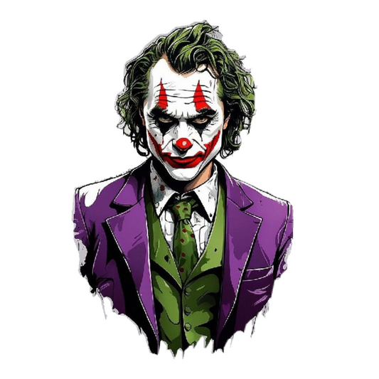 The Joker Portrait Premium Vinyl Stickers
