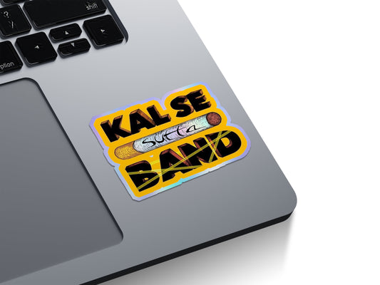 Kal Se Sutta Band Holographic Stickers