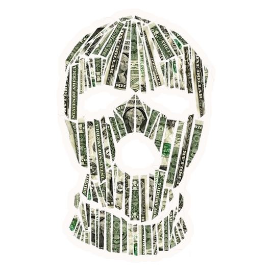 Money Heist Ski Mask Premium Vinyl Stickers