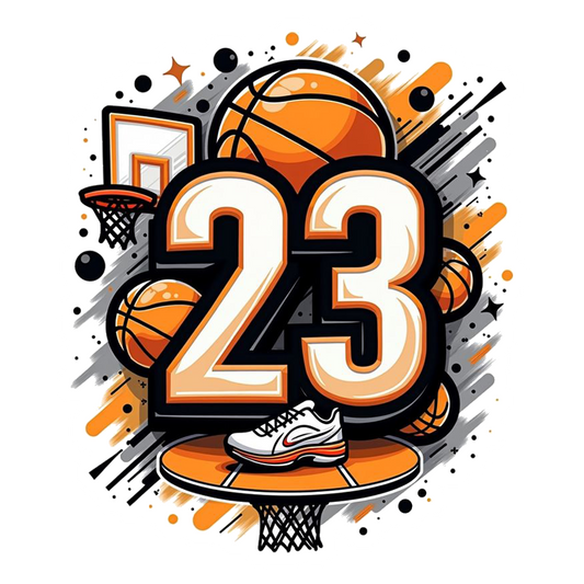 Basketball 23 Premium Vinyl Stickers