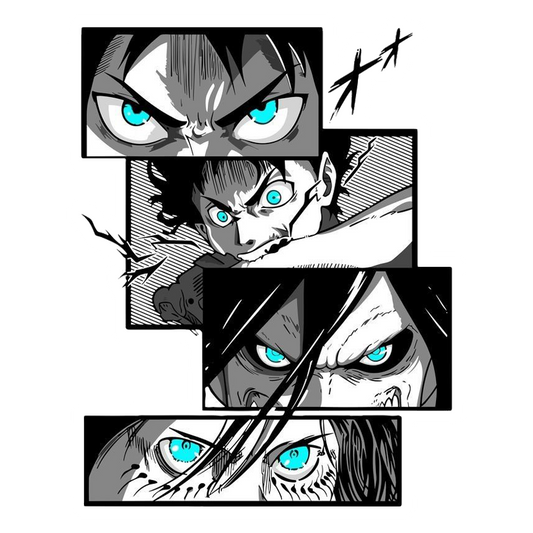 Eren Yeager Titan Forms Premium Vinyl Stickers