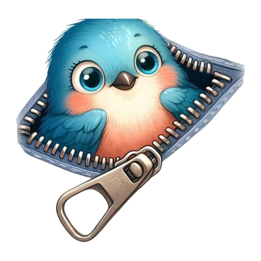 Birdie in a Pocket Premium Vinyl Stickers