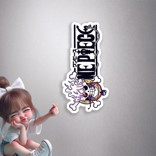 One Piece Gear 5 Jolly Roger Premium Vinyl Stickers