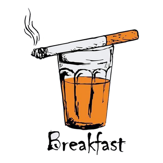 Chai Sutta Breakfast Premium Vinyl Stickers