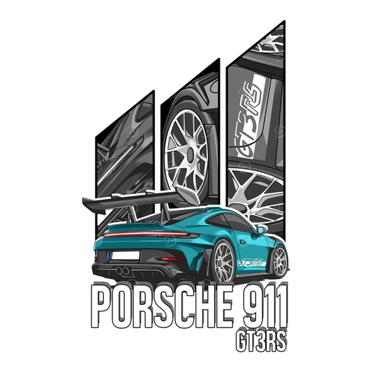 Porsche 911 GT3RS Premium Vinyl Stickers