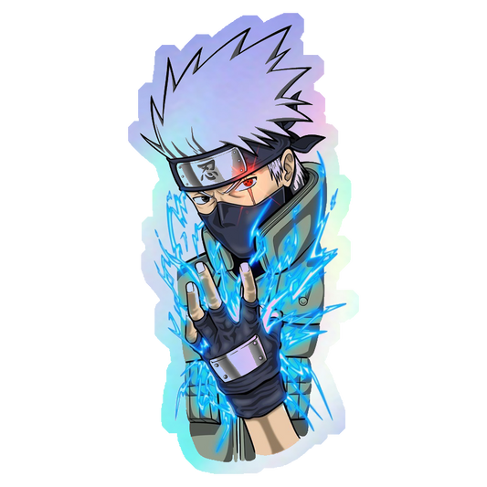 Kakashi Chidori Holographic Stickers