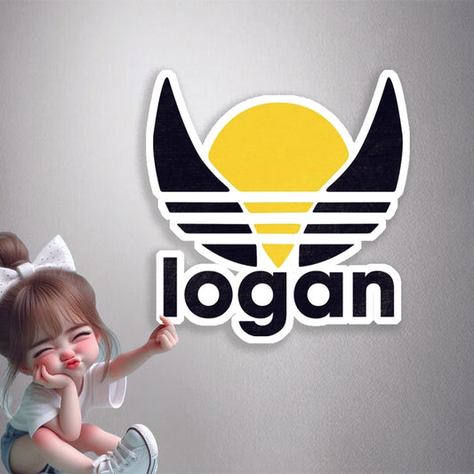 Logan Adidas Parody Premium Vinyl Stickers