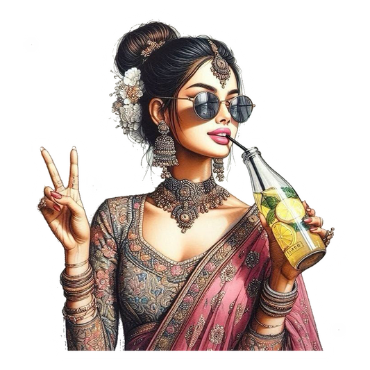 Modern Desi Bride Premium Vinyl Stickers