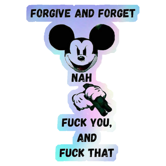 Forgive and Forget? Nah. Holographic Stickers