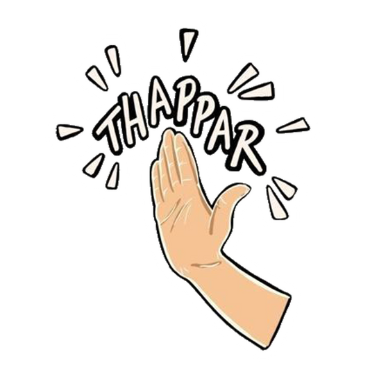 Thappar Slap Premium Vinyl Stickers