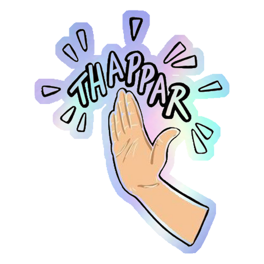 Thappar Slap Holographic Stickers