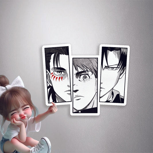 Attack on Titan Manga Panel Premium Vinyl Stickers