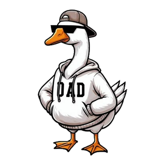Cool Dad Goose Premium Vinyl Stickers