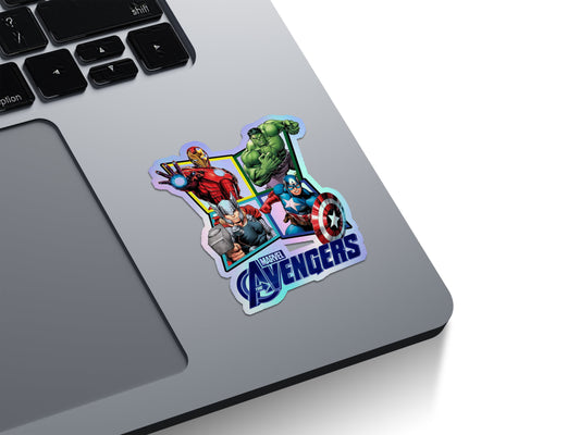 The Avengers Assemble Holographic Stickers