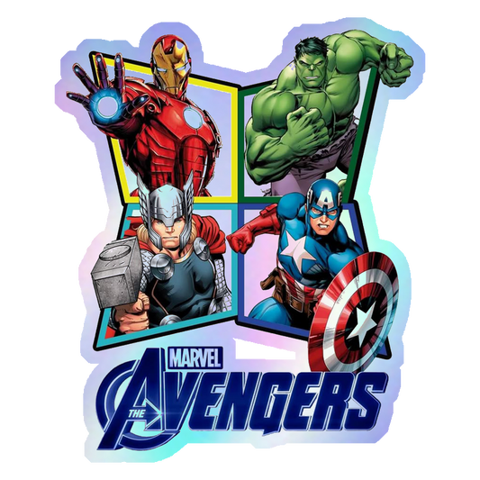 The Avengers Assemble Holographic Stickers