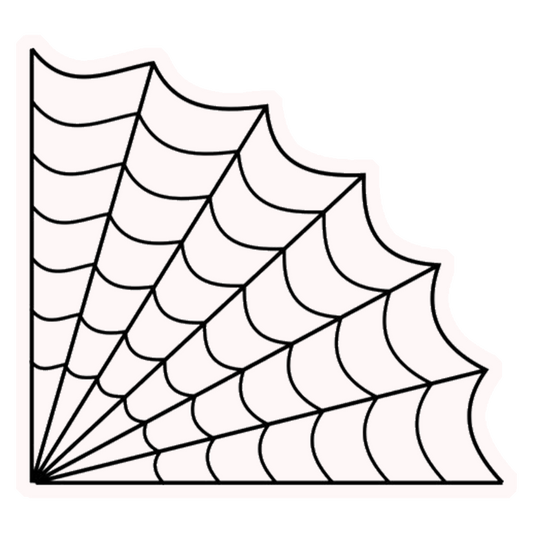 Corner Spiderweb Premium Vinyl Stickers