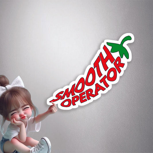 Smooth Operator Chili Pepper Premium Vinyl Stickers