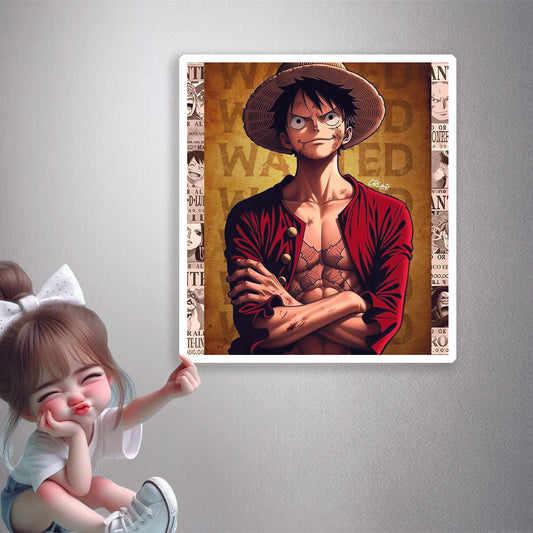Monkey D. Luffy Wanted Poster Premium Vinyl Stickers