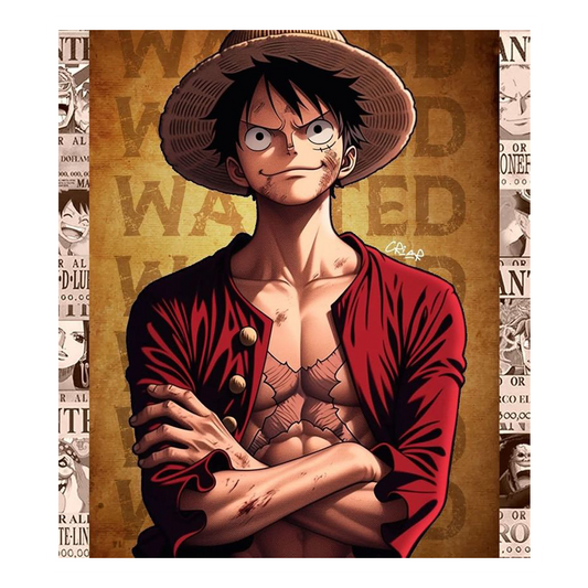Monkey D. Luffy Wanted Poster Premium Vinyl Stickers