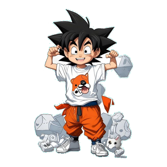 Kid Goku Streetwear Premium Vinyl Stickers