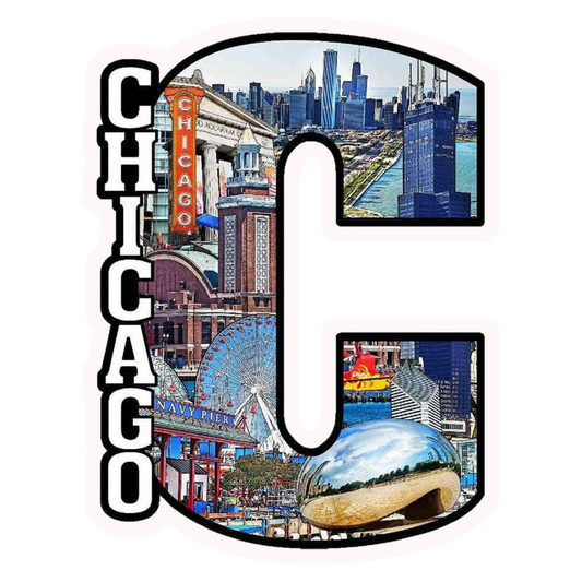Chicago Landmarks C Premium Vinyl Stickers
