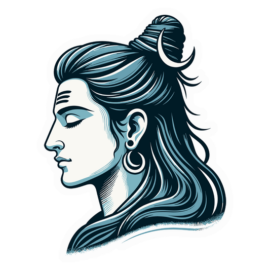 Lord Shiva Serenity Premium Vinyl Stickers