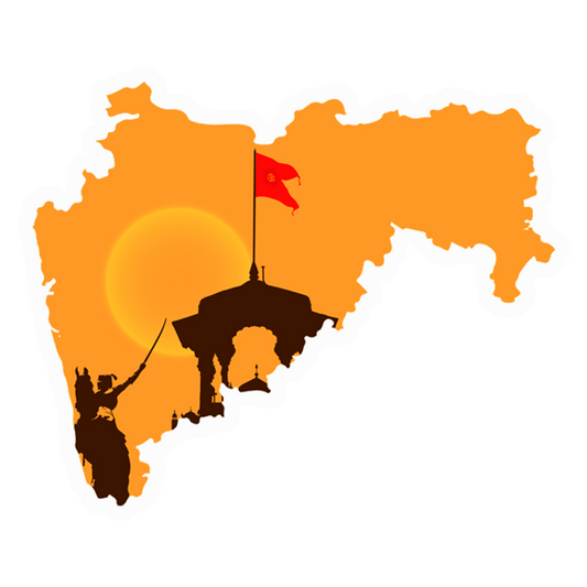 Maharashtra Shivaji Pride Premium Vinyl Stickers