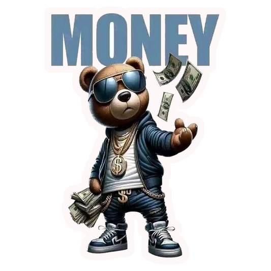 Money Bear Swag Premium Vinyl Stickers