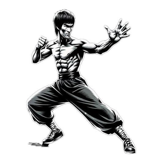 Bruce Lee Martial Arts Premium Vinyl Stickers