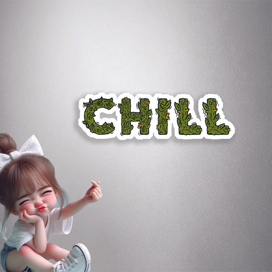 Chill Leaf Style Premium Vinyl Stickers