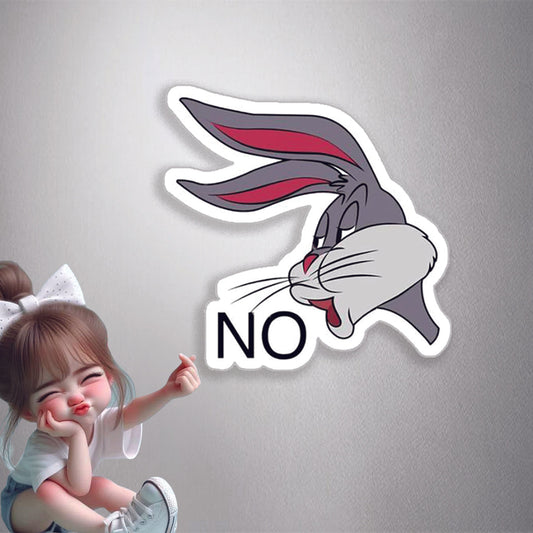 Bugs Bunny No Premium Vinyl Stickers