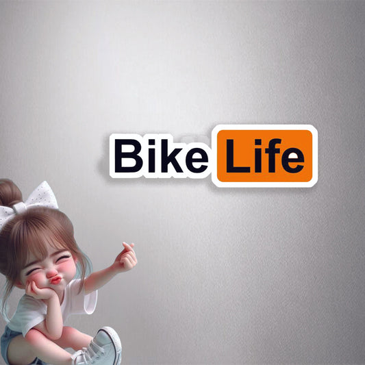 Bike Life Logo Premium Vinyl Stickers