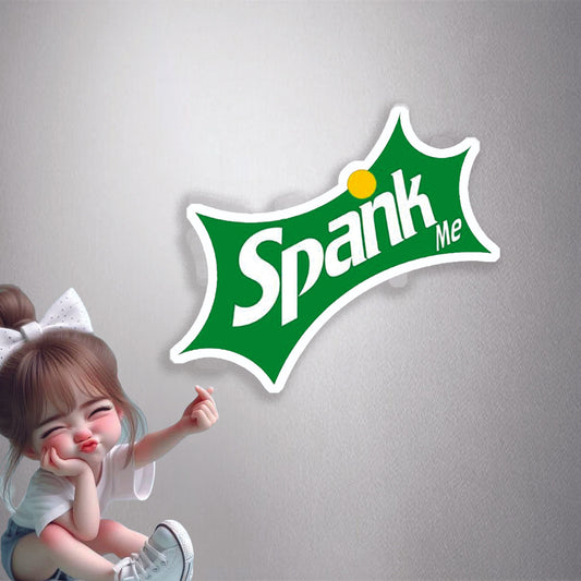 Spank Me Parody Premium Vinyl Stickers