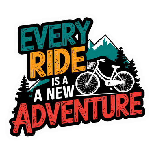 Every Ride Adventure Bike Premium Vinyl Stickers