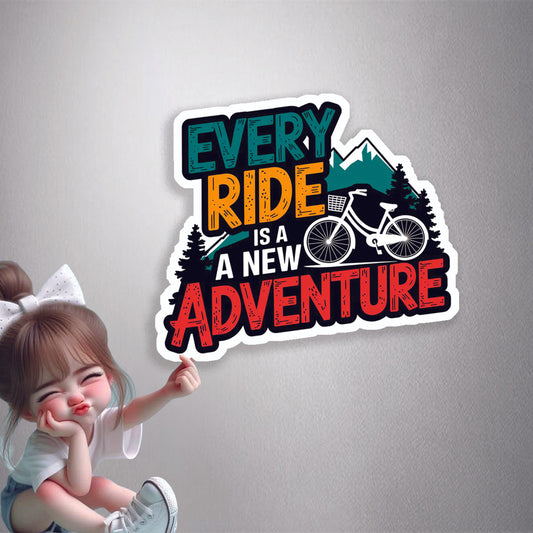 Every Ride Adventure Bike Premium Vinyl Stickers
